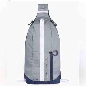 NEW Merrell Solution Dyed Crest 8L Monument Unisex Sling Bag, Grey, Blue & White